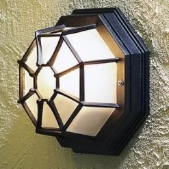 KONSTSMIDE Wandleuchte Außen Satiniert,schwarz