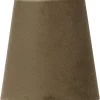 Lampenschirm Textil Samt Braun PR Home Queen 12x12cm Befestigungsklipp Für Kerzen Leuchtmittel -Lichtwelt Verkauf lampenschirm samt braun f r wand und tischlampe pr home 0612 366