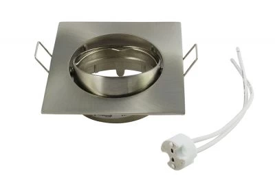 Bioledex® INO Einbaurahmen Edelstahl Gebürstet Eckig Schwenkbar 81mm 4 Bioledex® INO Einbaurahmen Edelstahl Gebürstet Eckig Schwenkbar 81mm – Bild 2