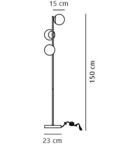 Stehlampe Mit 3 Kugeln Opal Schwarz Nordlux Lilly E14 -Lichtwelt Verkauf lilly3flg stehleuchte tz