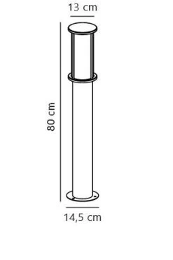 Nordlux LINTON Wegeleuchte Messing E27 IP54 Dimmbar 14,5x14,5x79,9cm -Lichtwelt Verkauf linton pollerleuchte tz 1