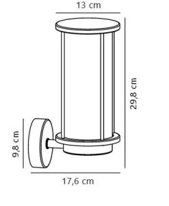 Nordlux LINTON Außenwandleuchte Verzinkter Stahl E27 IP54 Dimmbar 13x13x29,8cm -Lichtwelt Verkauf linton wandleuchte tz