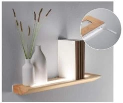 LED Beleuchtetes Wandregal Eichenholz Fabas Luce Linus 400mm -Lichtwelt Verkauf linus3663 26 215 am 1