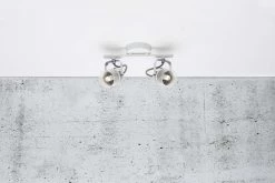 Retro Deckenstrahler Weiß Nordlux Agnes 2-flammig G9 -Lichtwelt Verkauf m agnes 49890101 1