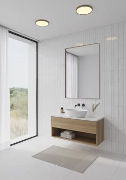 LED Deckenlampe Holzfarben Nordlux Oja 29 IP54 1600lm 2700K Dimmbar -Lichtwelt Verkauf m oja 50046104 1