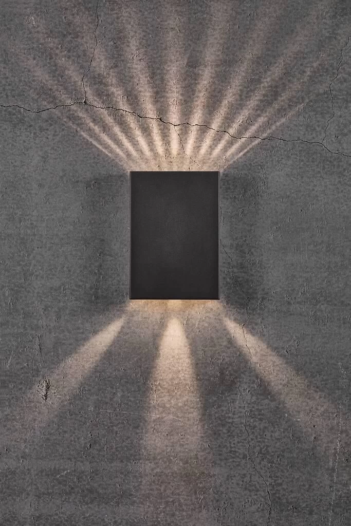 Nordlux Fold 15 Außenwandleuchte LED 2x150lm Schwarz Inkl. Schablonen 5 Nordlux Fold 15 Außenwandleuchte LED 2x150lm Schwarz Inkl. Schablonen – Bild 3