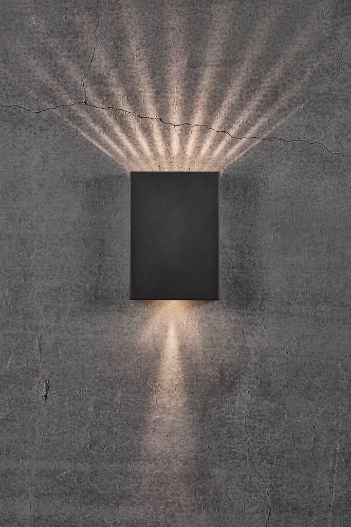 Nordlux Fold 15 Außenwandleuchte LED 2x150lm Schwarz Inkl. Schablonen 7 Nordlux Fold 15 Außenwandleuchte LED 2x150lm Schwarz Inkl. Schablonen – Bild 5