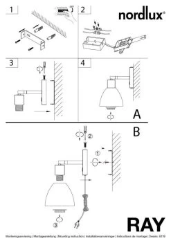 Nordlux Ray Wandspot Chrom Mit Schalter 7 Nordlux Ray Wandspot Chrom Mit Schalter -Lichtwelt Verkauf n63191033 ze