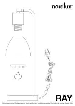 Nordlux Ray Tischleuchte Chrom -Lichtwelt Verkauf n63201033 ze