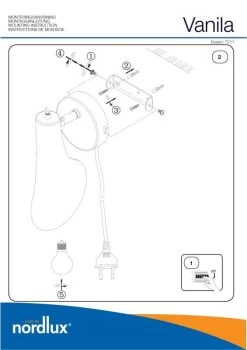 Nordlux Vanila Wandspot Weiss -Lichtwelt Verkauf n72711001 ze