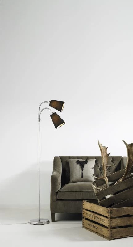 Nordlux Lelio Stehleuchte Schwarz 5 Nordlux Lelio Stehleuchte Schwarz – Bild 3