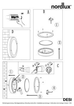 Nordlux Desi 22 Deckenleuchte IP44 Schwarz Rund 7 Nordlux Desi 22 Deckenleuchte IP44 Schwarz Rund -Lichtwelt Verkauf n77636003 ze