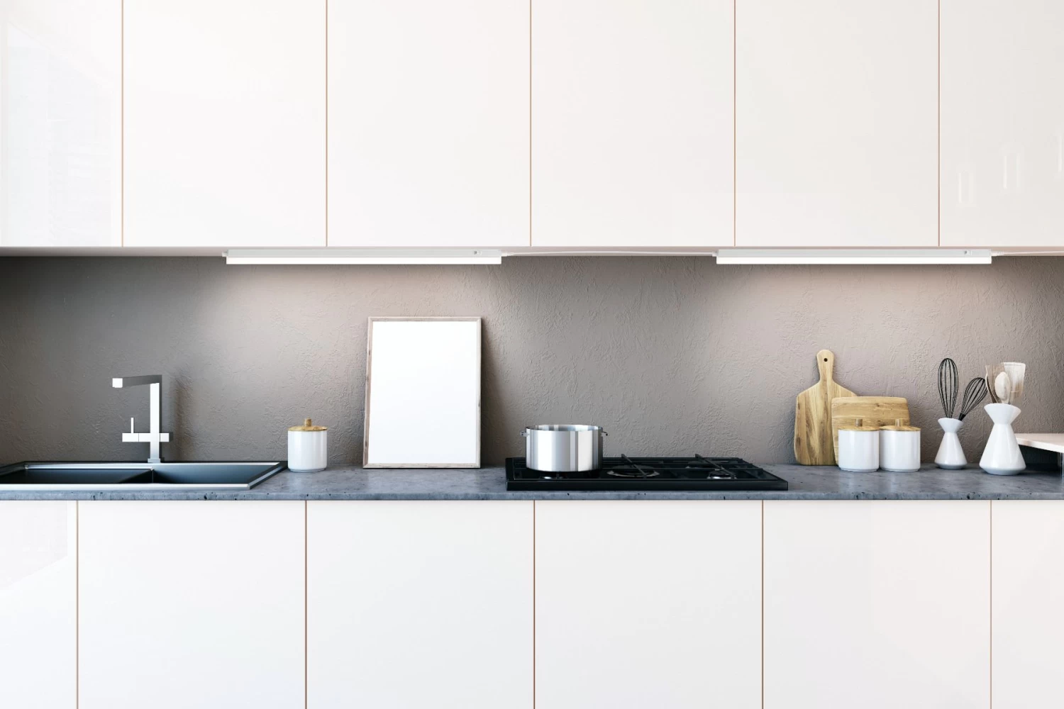 LED Unterbauleuchte Weiß Nordlux Latona 5W 420lm 31,2cm 3000K-4000K 2-Step 5 LED Unterbauleuchte Weiß Nordlux Latona 5W 420lm 31,2cm 3000K-4000K 2-Step – Bild 3