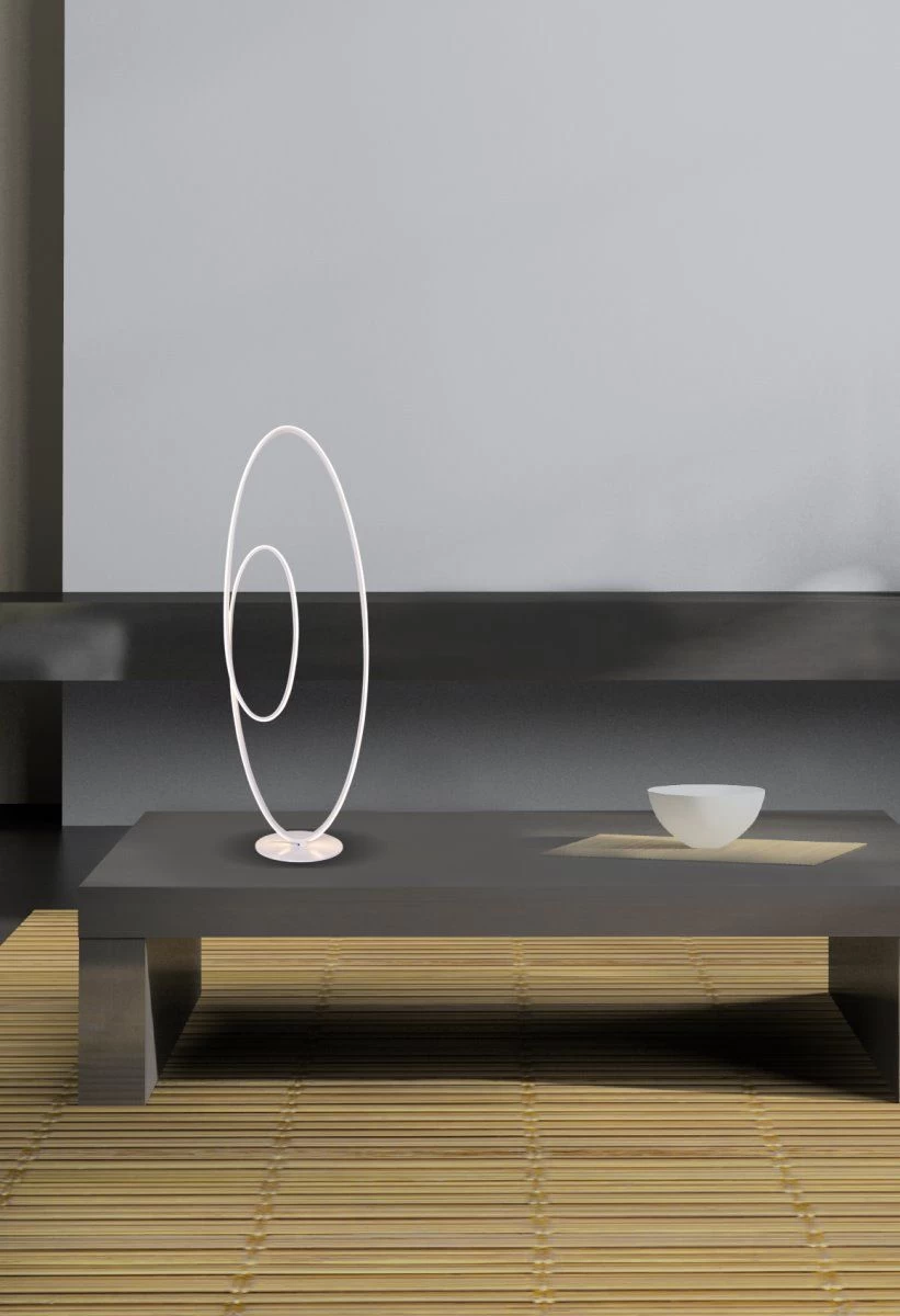 LED Stehleuchte Weiß Näve Odrive 2260lm Mit Drehdimmer 4 LED Stehleuchte Weiß Näve Odrive 2260lm Mit Drehdimmer – Bild 2