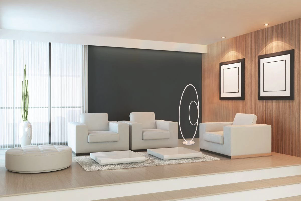 LED Stehleuchte Weiß Näve Odrive 2260lm Mit Drehdimmer 7 LED Stehleuchte Weiß Näve Odrive 2260lm Mit Drehdimmer – Bild 5