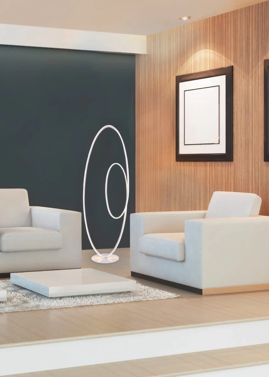 LED Stehleuchte Weiß Näve Odrive 2260lm Mit Drehdimmer 8 LED Stehleuchte Weiß Näve Odrive 2260lm Mit Drehdimmer – Bild 6