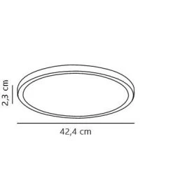 LED Deckenlampe Holzfarben Nordlux Oja 42 IP54 2150lm 2700K Dimmbar 8 LED Deckenlampe Holzfarben Nordlux Oja 42 IP54 2150lm 2700K Dimmbar -Lichtwelt Verkauf oja deckenlampe 424x23mm tz 5 1