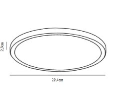 LED Deckenlampe Schwarz Nordlux Oja 29 IP20 1700lm 4000K Stepdimmer -Lichtwelt Verkauf oja29 tz 1 1