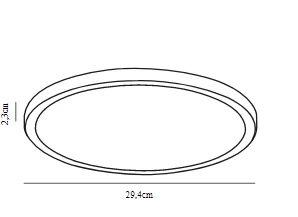 LED Deckenlampe Holzfarben Nordlux Oja 29 IP20 1600lm 2700K Stepdimmer 8 LED Deckenlampe Holzfarben Nordlux Oja 29 IP20 1600lm 2700K Stepdimmer – Bild 6