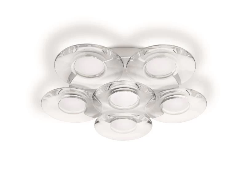 Philips Led-deckenleuchte Hobbes 6-flg. 3 Philips Led-deckenleuchte Hobbes 6-flg.