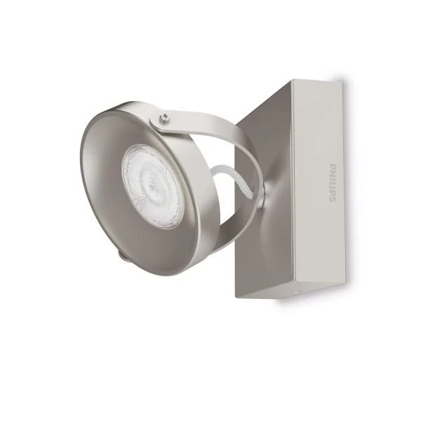 Philips MyLiving LED Spot Spur 1flg. 533101716, 500lm, Stahl Gebürstet 3 Philips MyLiving LED Spot Spur 1flg. 533101716, 500lm, Stahl Gebürstet