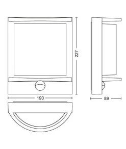 Philips MyGarden Samondra LED Außenwandleuchte Anthrazit 1200lm IP44 22,7x19x9cm Bewegungsmelder 10 Philips MyGarden Samondra LED Außenwandleuchte Anthrazit 1200lm IP44 22,7x19x9cm Bewegungsmelder -Lichtwelt Verkauf philips samondra ir aussenlampe 1739293p0 3