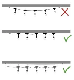 PR Home Flex Out Sarah Outdoor Sommer Lichterkette Rattan Beige Natur IP44 5x E27 6,5m -Lichtwelt Verkauf pr home lichterkette 1216503 1216510 1