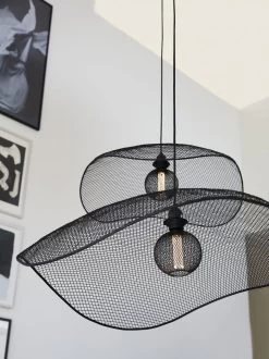 PR Home Vivi Moderne Drahtgeflecht Pendelleuchte Schwarz 61cm E27 -Lichtwelt Verkauf pr home 2606103 bt02 9