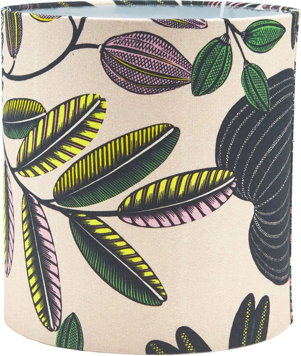 PR Home Celyn Orphee Lampenschirm Creme Weiß Mit Blättern E27 20x21,5cm 3 PR Home Celyn Orphee Lampenschirm Creme Weiß Mit Blättern E27 20x21,5cm