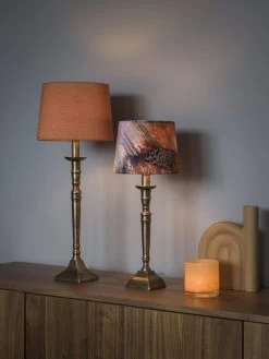 PR Home Salong Tischlampe Antik Messing E27 53x10x10cm -Lichtwelt Verkauf pr home salong base pr16684 8