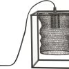Industie Look Tischlampe Metallnetz Schwarz PR Home Cuba 28cm E27 -Lichtwelt Verkauf pr1962803