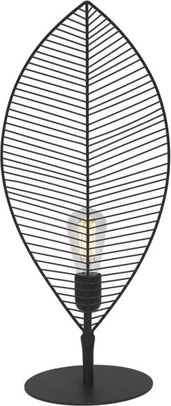 Tischlampe Im Blatt Jungle Design Aus Metall Schwarz PR Home Elm 58cm E27 -Lichtwelt Verkauf pr3735803 3