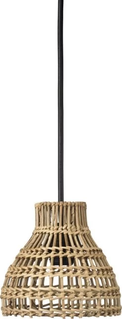 Hängeleuchte Weidenkorb Beige Natur PR Home Sarah Outdoor IP44 E27 18cm Mit Stecker