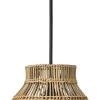 Hängeleuchte Weidenkorb Beige Natur PR Home Sarah Outdoor IP44 E27 27cm Mit Stecker
