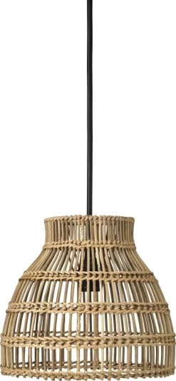 Hängeleuchte Weidenkorb Beige Natur PR Home Sarah Outdoor IP44 E27 27cm Mit Stecker