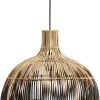 Rattan Hängelampe Aus Geflochtenen Naturmaterial Natur Schwarz PR Home Martha 38,5cm E27 2 Rattan Hängelampe Aus Geflochtenen Naturmaterial Natur Schwarz PR Home Martha 38,5cm E27 -Lichtwelt Verkauf pr5331 bt02
