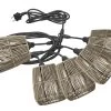 PR Home Flex Out Saigon 18cm Sommer Lichterkette Grau Beige IP44 5x E27 6,5m