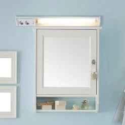 Rabalux Bath Unterbauleuchte 1x G13 T8 Weiß 605mm 2 Steckdosen -Lichtwelt Verkauf rl2322 am