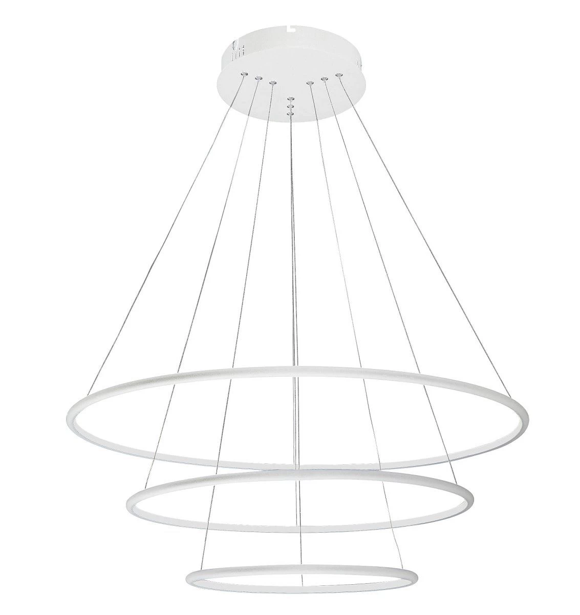 Rabalux Donatella LED Hängeleuchte Weiß, Chrom 3-flg. 5774lm 4000K 3 Rabalux Donatella LED Hängeleuchte Weiß, Chrom 3-flg. 5774lm 4000K