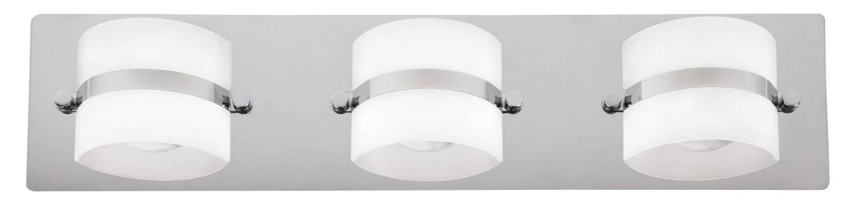 Rabalux Tony LED Spiegelleuchte Chrom, Satiniert 3-flg. 1095lm 4000K IP44 5 Rabalux Tony LED Spiegelleuchte Chrom, Satiniert 3-flg. 1095lm 4000K IP44 – Bild 3