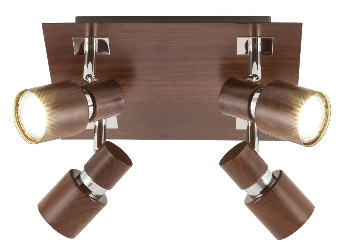 Rabalux Merkur Deckenspot 4x GU10 Wenge 4 Rabalux Merkur Deckenspot 4x GU10 Wenge – Bild 2