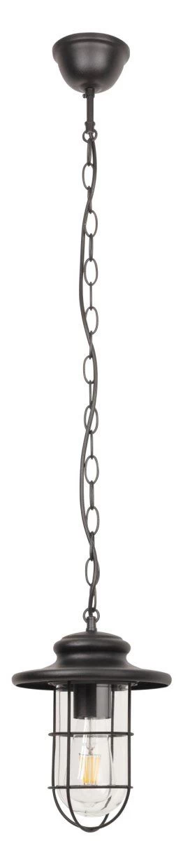 Rabalux Pavia Hängeleuchte Außen Matt Schwarz, Transparent Glas E27 IP44 Dimmbar 3 Rabalux Pavia Hängeleuchte Außen Matt Schwarz, Transparent Glas E27 IP44 Dimmbar