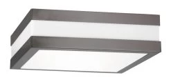 Rabalux Stuttgart Außen Deckenleuchte 2x E27 Anthrazit Eckig 285mm