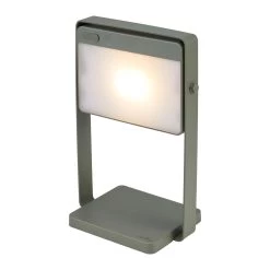 Nordlux Mobile LED Solar Tischlampe Saulio To Go Olivgruen IP44 3000K Dimmbar