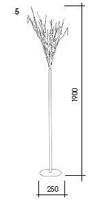 EGLO Scorpi Standleuchte 7-flammig 4 EGLO Scorpi Standleuchte 7-flammig – Bild 2