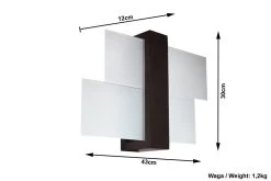 Sollux FENIKS Wandlampe Holz Wenge, Satiniert 1-flg. E27 9 Sollux FENIKS Wandlampe Holz Wenge, Satiniert 1-flg. E27 -Lichtwelt Verkauf sxsl.0075 ze