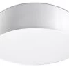 Sollux ARENA Moderne Deckenlampe Rund Weiss 2-flg. E27