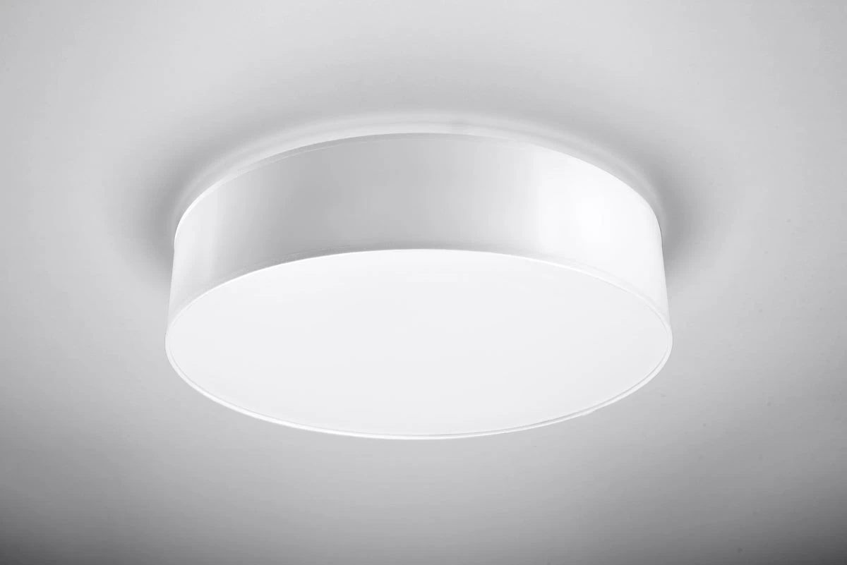 Sollux ARENA Moderne Deckenlampe Rund Weiss 3-flg. E27 4 Sollux ARENA Moderne Deckenlampe Rund Weiss 3-flg. E27 – Bild 2