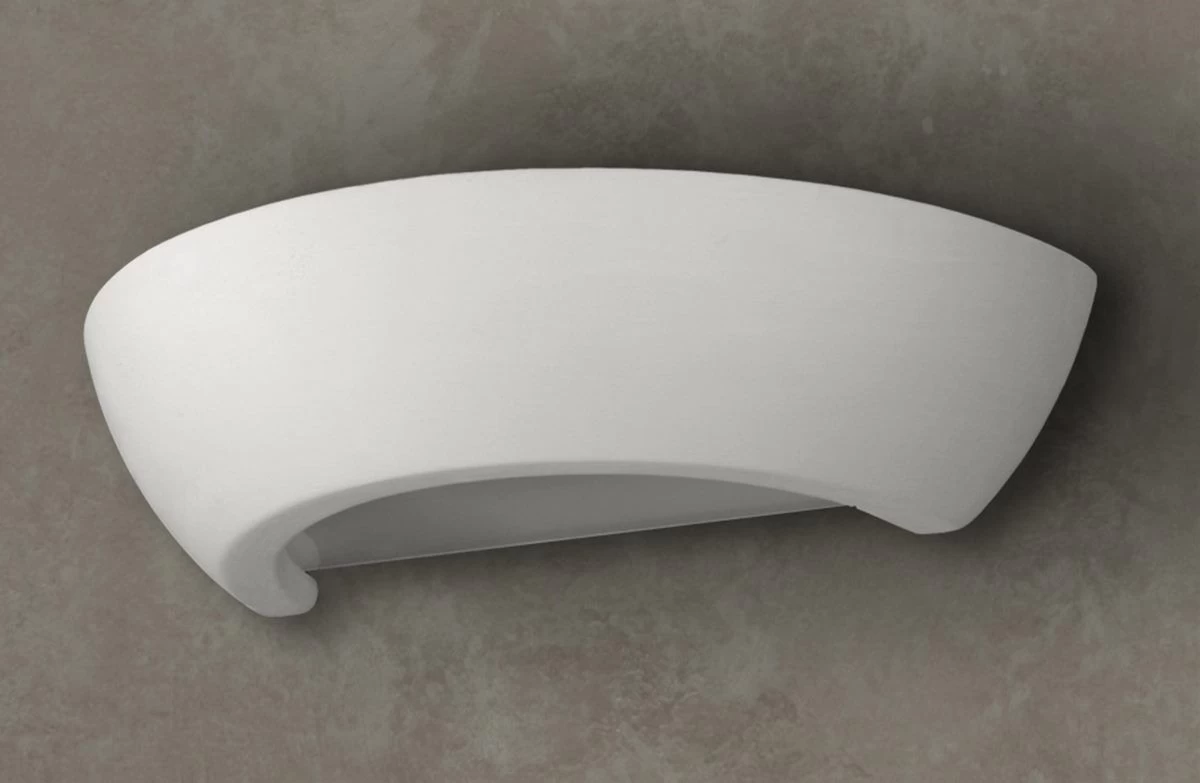 Sollux OSKAR Moderne Keramik Wandleuchte Weiss 1-flg. E27 4 Sollux OSKAR Moderne Keramik Wandleuchte Weiss 1-flg. E27 – Bild 2