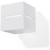 Sollux LOBO Moderne Wandleuchte Eckig Weiss 1-flg. G9 2 Sollux LOBO Moderne Wandleuchte Eckig Weiss 1-flg. G9 -Lichtwelt Verkauf sxsl.0206